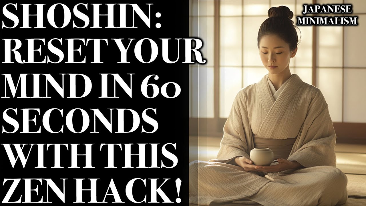 Shoshin: Japan’s Hidden Key to Calm, Clarity & Laser Focus!