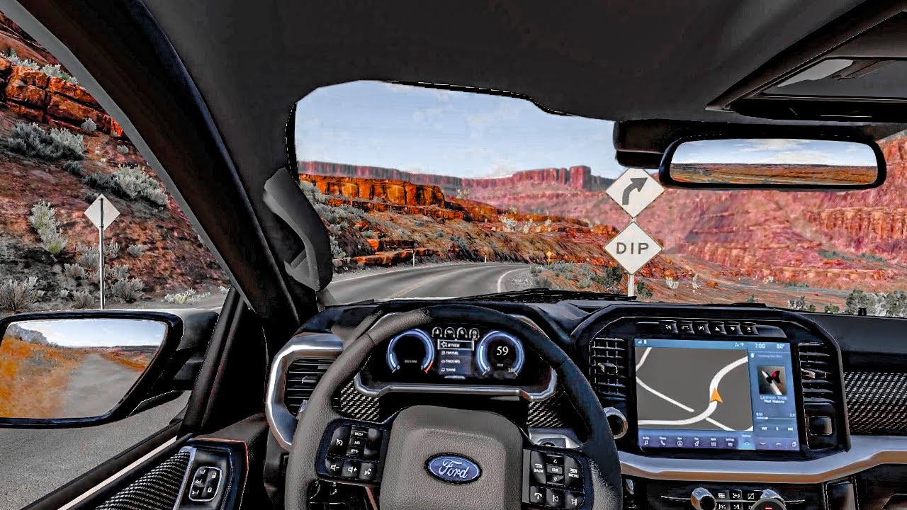 BeamNG Drive - Ford Raptor 2023 [Steering wheel gameplay]