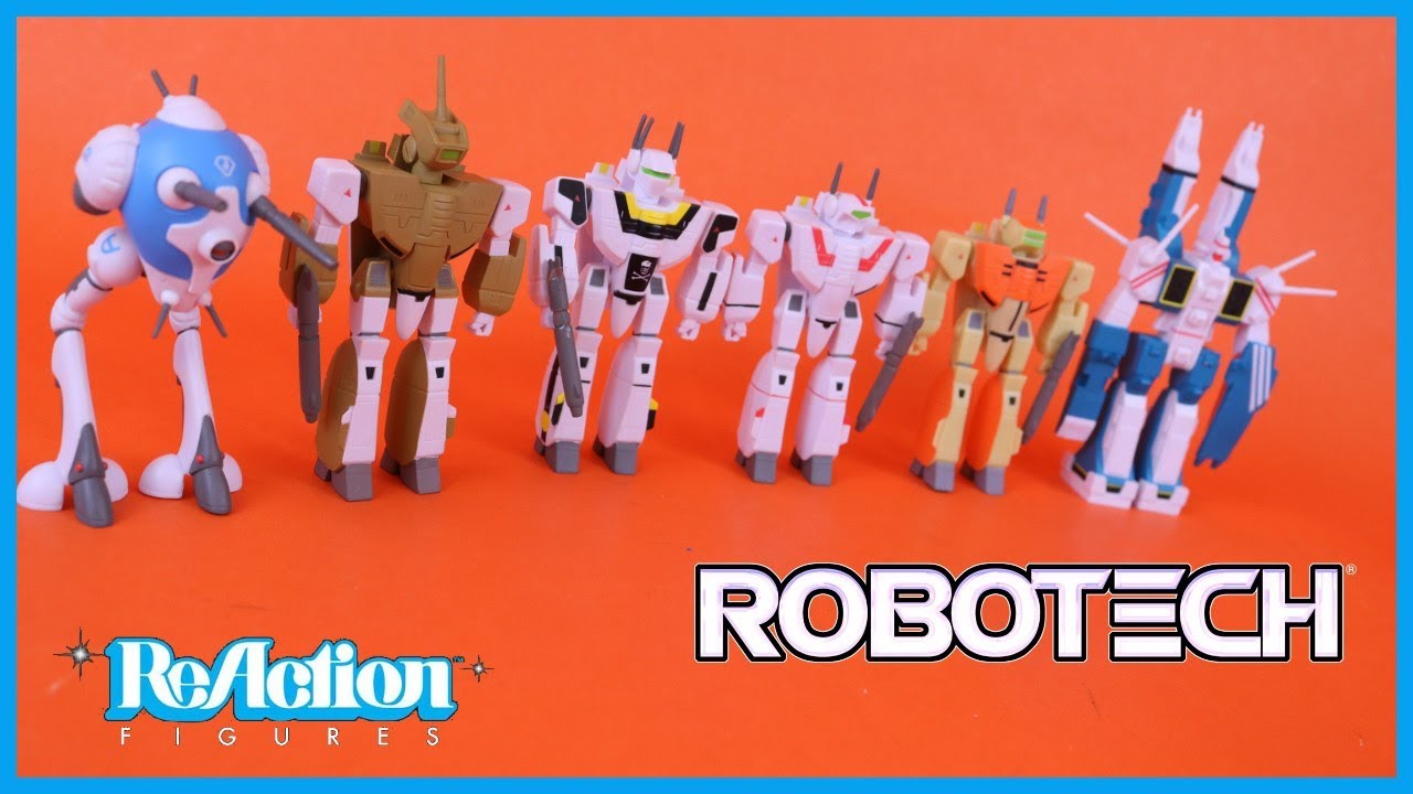 Super7 ReAction Figures ROBOTECH VERITECH, ZENTRAEDI & SDF-1 Action Figure Toy Review