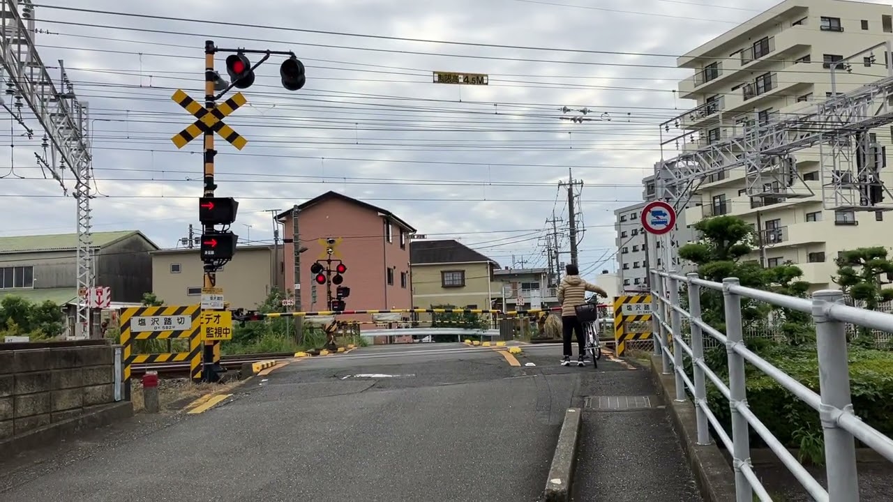 JR東海道本線/JR身延線塩沢踏切#撮り鉄 #踏切 #鉄道 