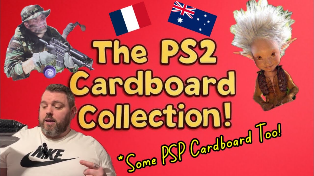 The PS2 Cardboard Collection! New Additions Plus Some PSP Cardboard Too!