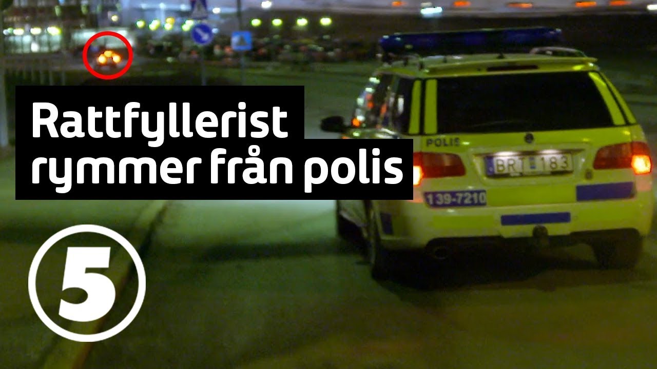 Trafikpoliserna | Jakt på rattfull smitare från nykterhetskontroll | discovery+ Sverige