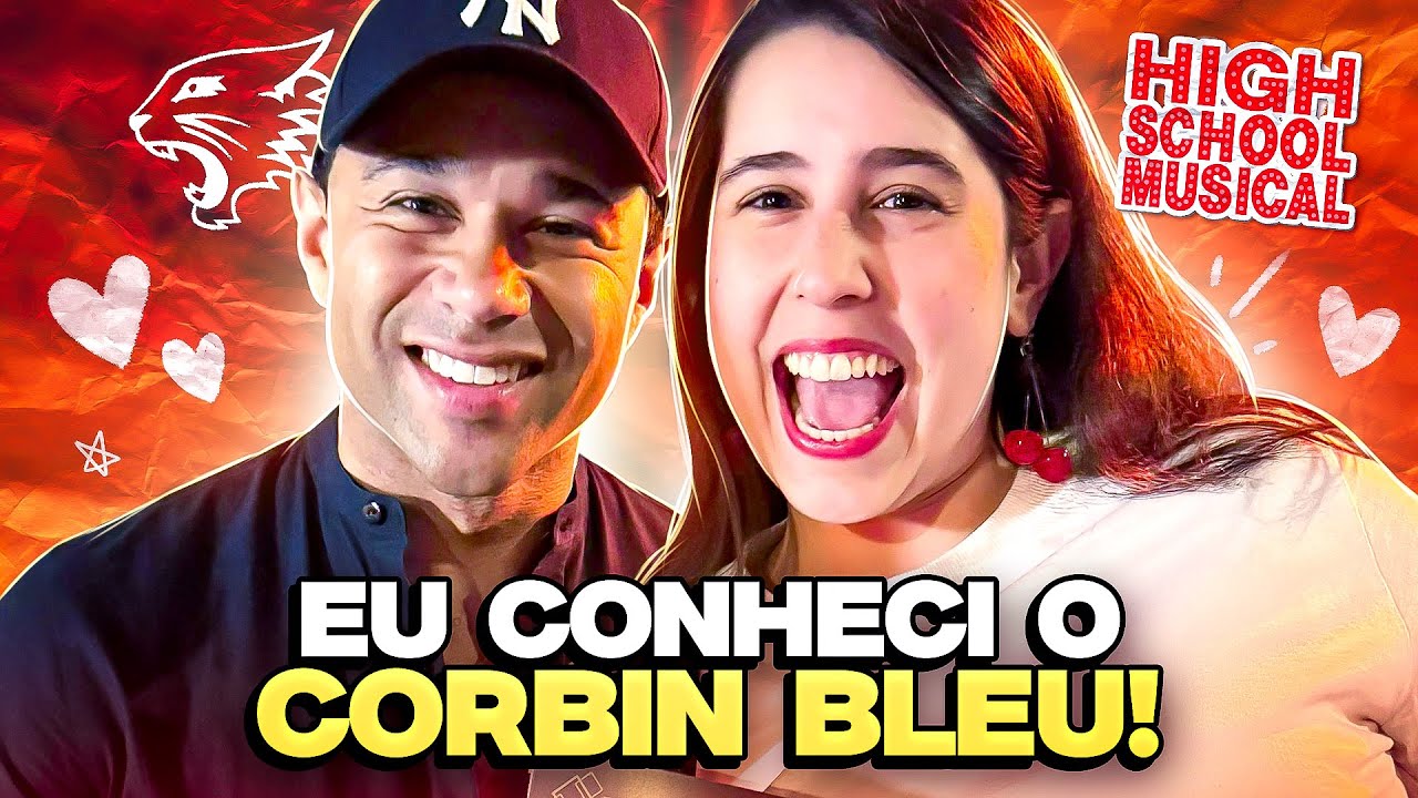 FUI PRA LONDRES E REALIZEI O SONHO DE CONHECER O CORBIN BLEU DE HIGH SCHOOL MUSICAL!