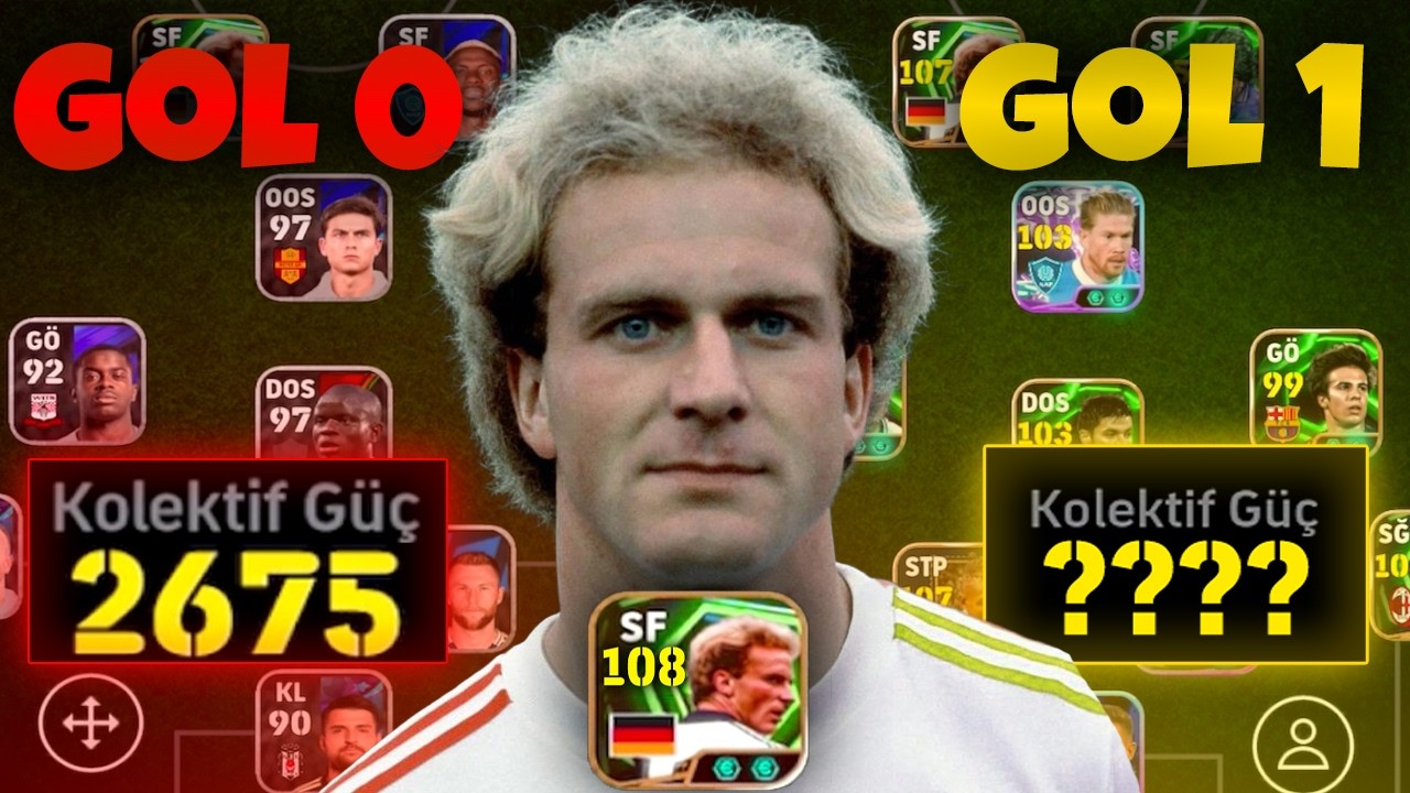 BOMBACI 108 RUMMENİGE HER GOL ATTIĞINDA TAKIM GÜÇLENİYOR! 💣 eFootball Mobile 2026