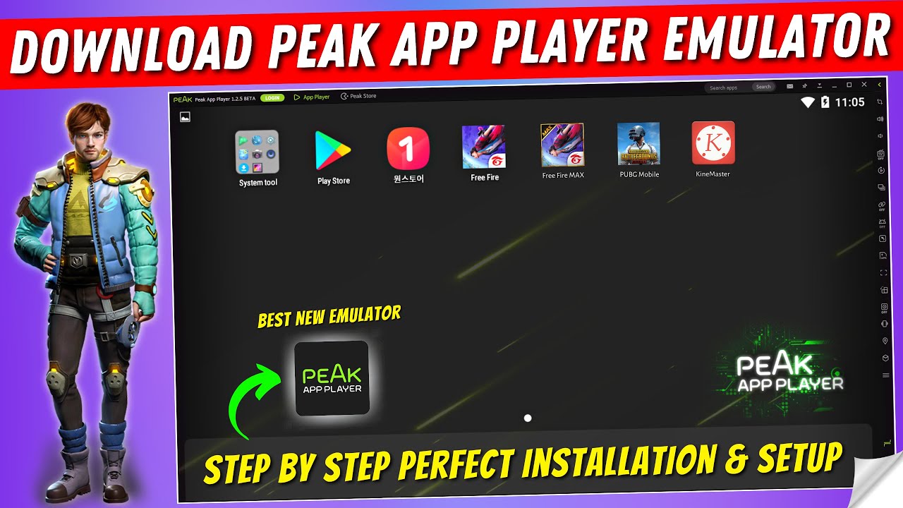 How to Download and install Peak App Player Emulator | Best New Emulator For Low End PC