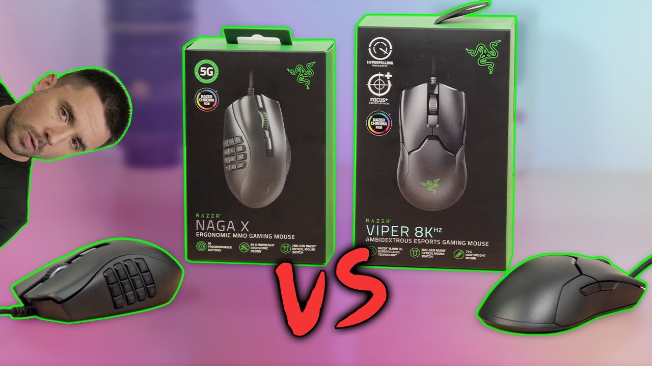 MMO vs FPS gaming mouse? - Razer Naga X vs Viper 8K