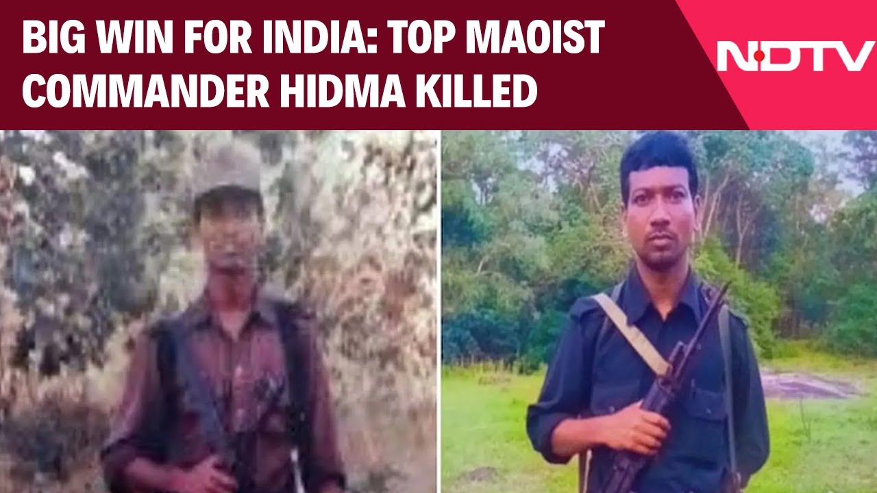 Madvi Hidma News | Big Anti-Naxal Win For India: Top Maoist Commander Hidma Killed