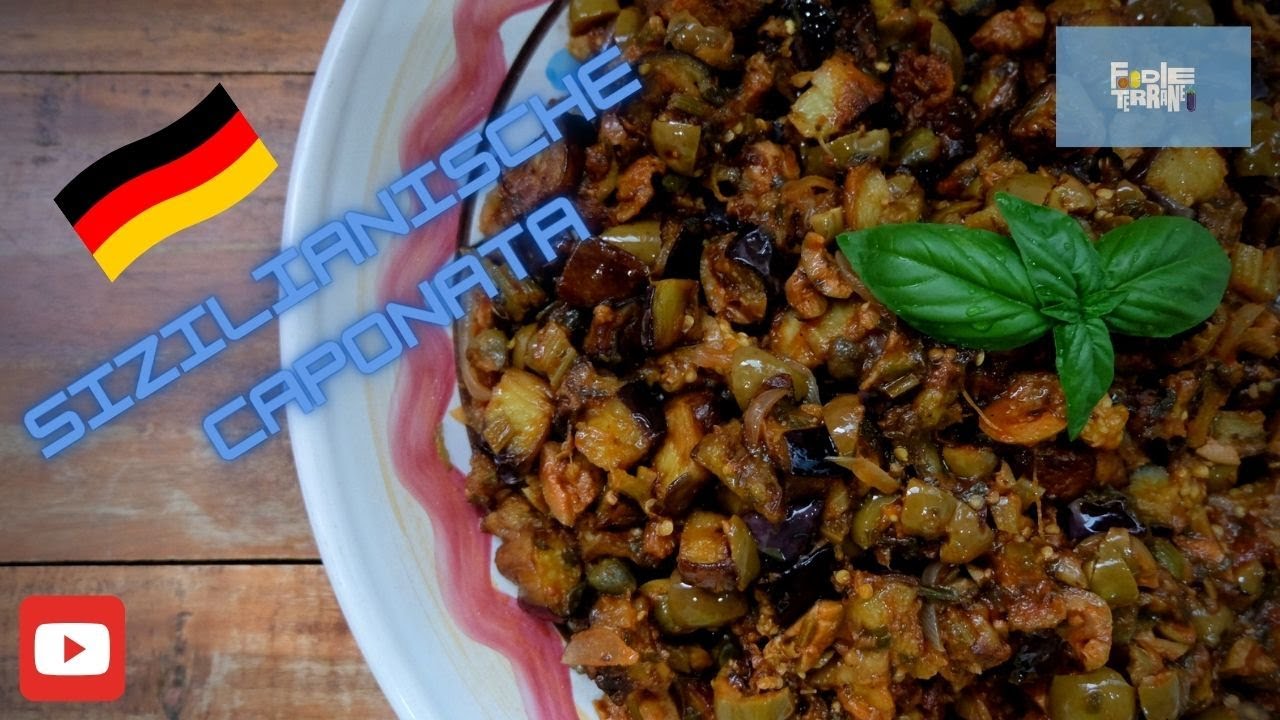 🇩🇪 SIZILIANISCHE CAPONATA – Originalrezept Schritt für Schritt