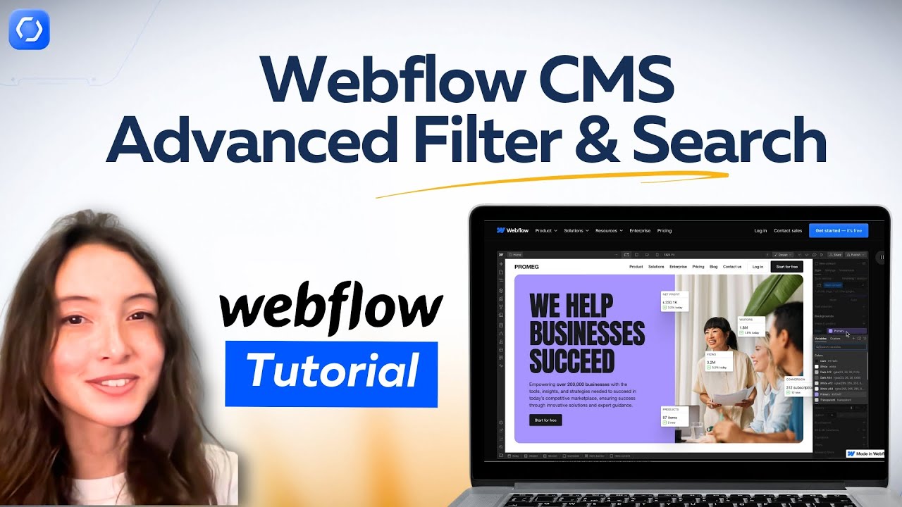 Расширенная фильтрация и поиск Webflow CMS в 2025 году (пошаговое руководство)
