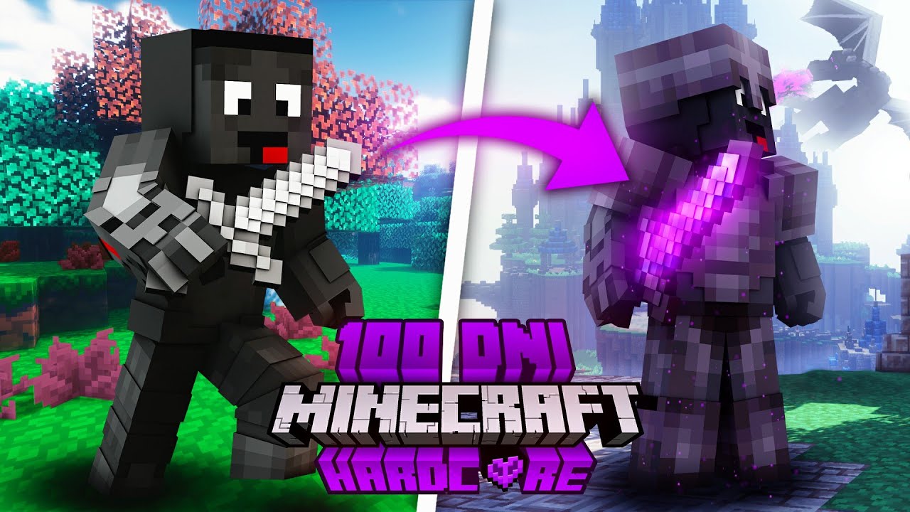 PRZEŻYŁEM 100 DNI W LEPSZYM MINECRAFT HARDCORE... (Better Minecraft)