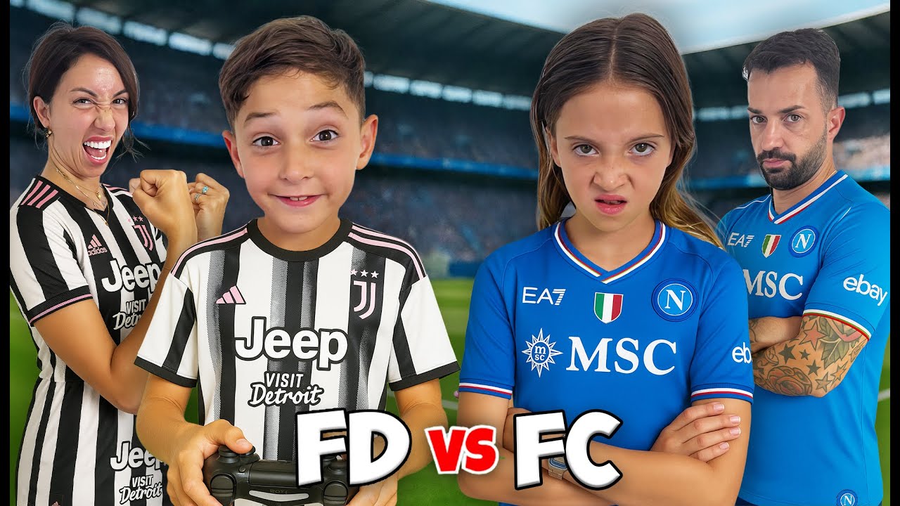 PARTITA 16: JUVE VS NAPOLI, FC VS FD , MAMMAGIULIA E PAPAANTONIO FANNO IL TIFO!