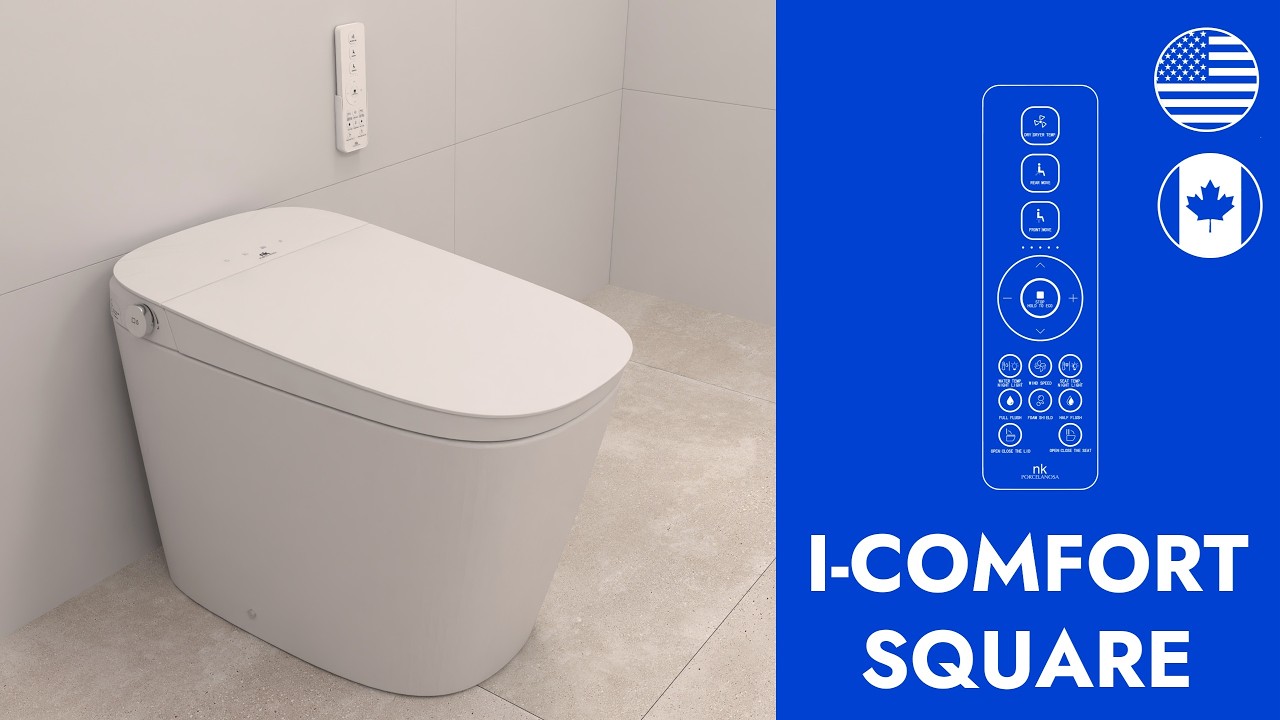 I-Comfort Line Square: Умный Унитаз с Расширенным Комфортом и Гигиеной
