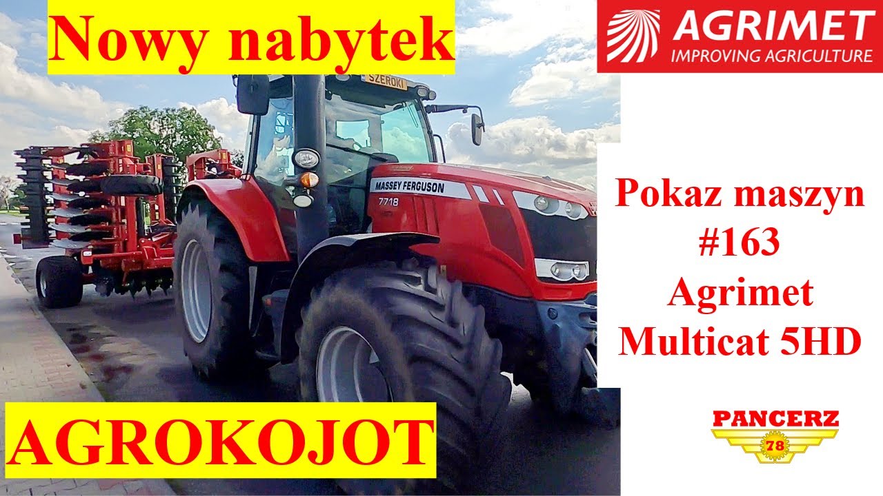 Agrokojot Nowy nabytek Brona talerzowa AGRIMET Multicat 5HD