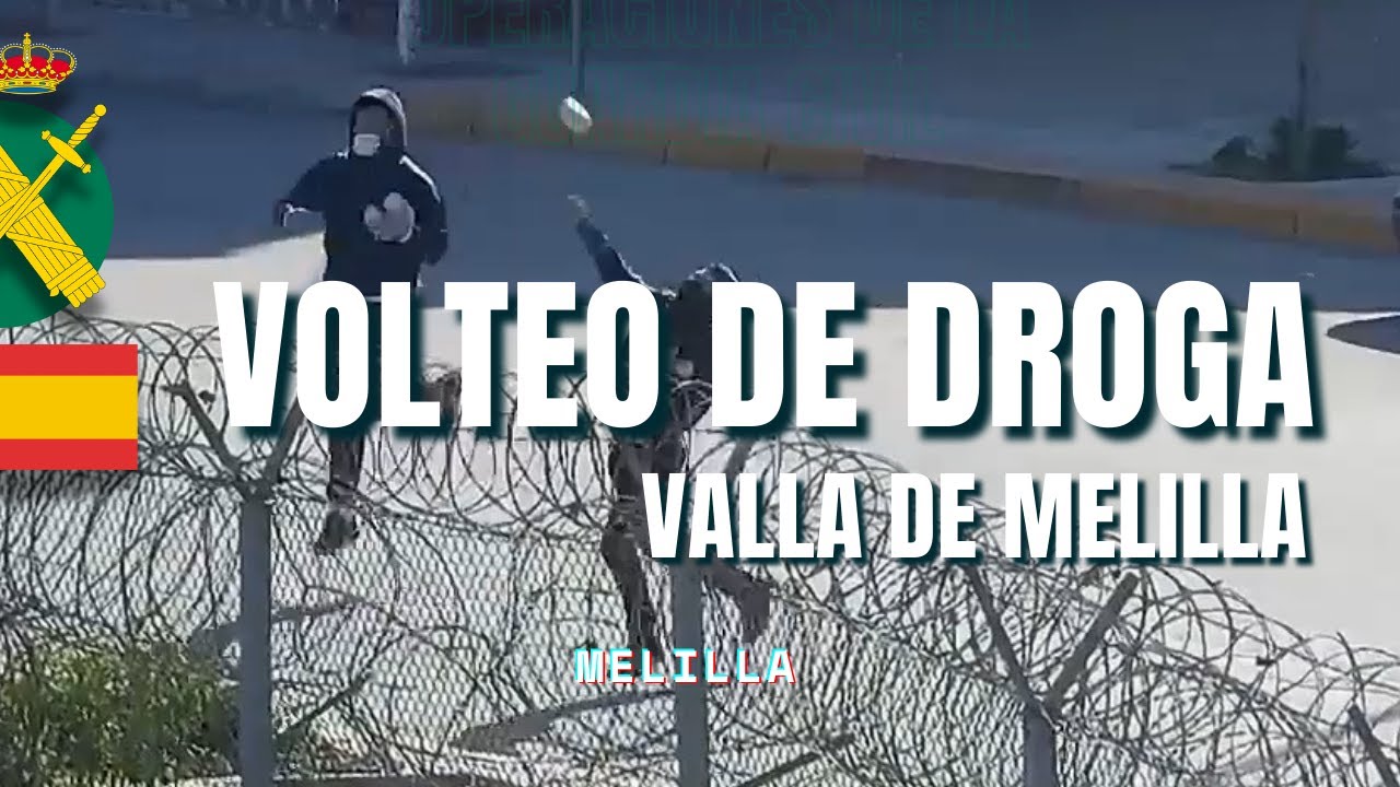 Seis detenidos por lanzar paquetes de droga por encima del vallado de Melilla