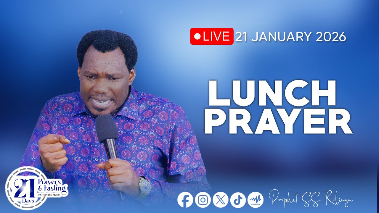 🔴LIVE​​​​​​​​​​​​​​​ MAOMBI YA MFUNGO WA SIKU 21 (LUNCH TIME PRAYER)  DAY 10 (JAN 20, 2026)