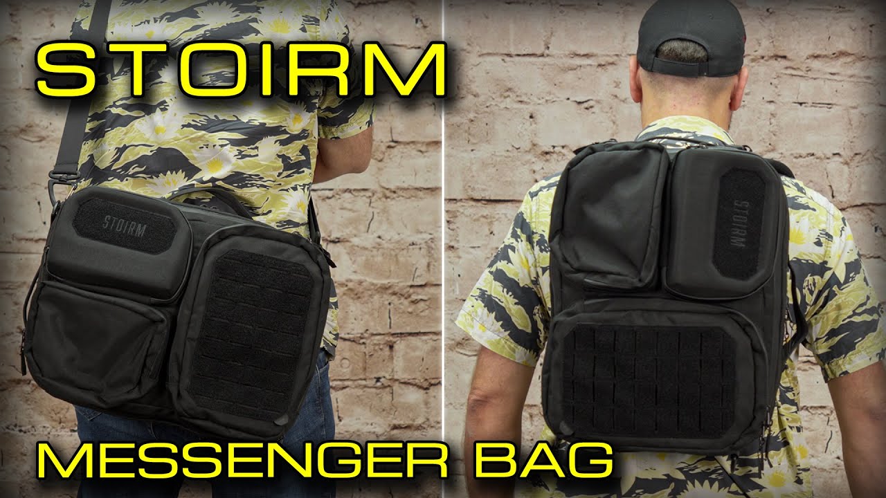 Stoirm Messenger Bag - Der perfekte Reisebegleiter und EDC als Tasche oder Rucksack