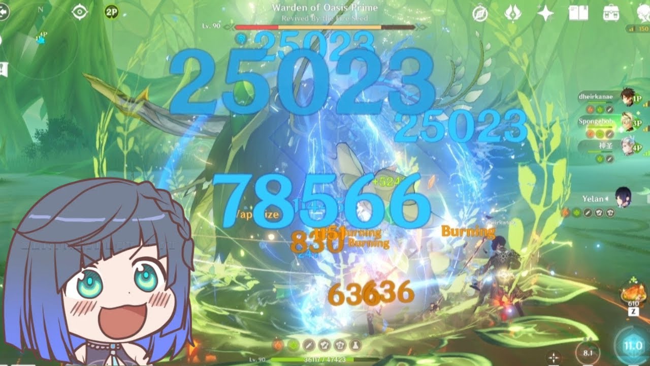 I bring my C6 Yelan to coop mode