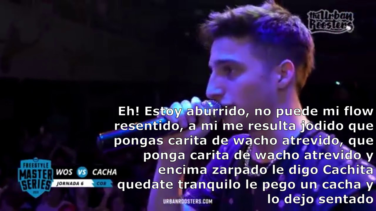 MINUTAZO WOS vs Cacha SUBTITULADO