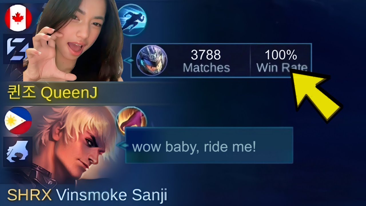 I PRANK THIS RIZZ GUSION IN RANK!!😂 (Pretend to be the best girl driver)