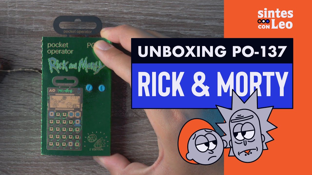 ¿Cómo conectar dos Pocket Operators? - Unboxing Pocket Operator Rick & Morty