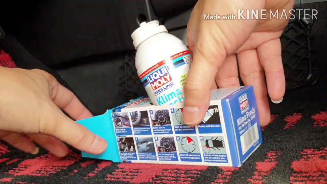 Mini R56 - disinfect air conditioning system with Liqui Moly Klima Fresh