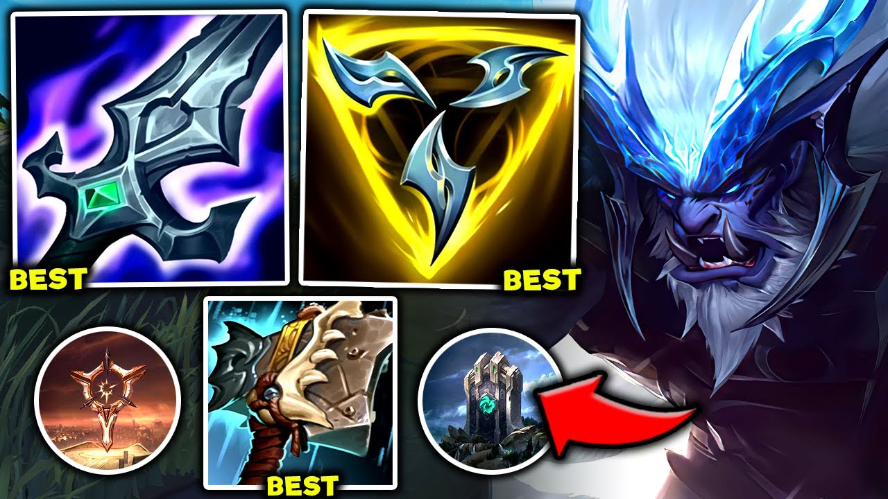 TRUNDLE TOP LEGIT CANT BE STOPPED (UNSTOPPABLE) - S12 TRUNDLE TOP GAMEPLAY (Season 12 Trundle Guide)