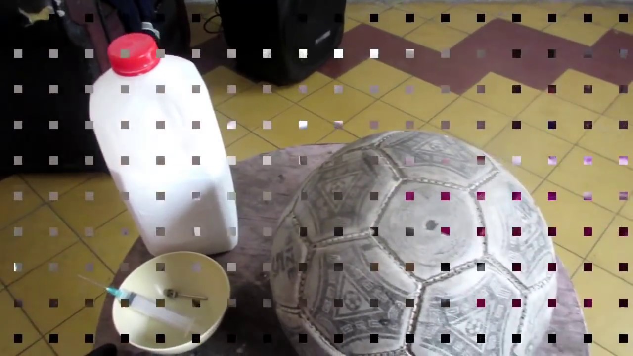 El Tip como parchar un balon con sellador