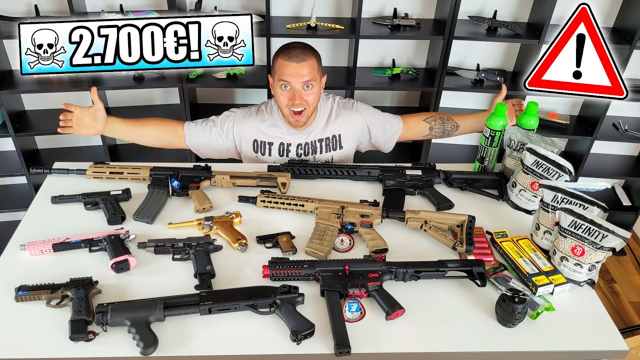 Ich packe UNVERSCHÄMT GROßE LIEFERUNG mit AIRSOFT WAFFEN aus und werde leider ENTTÄUSCHT...