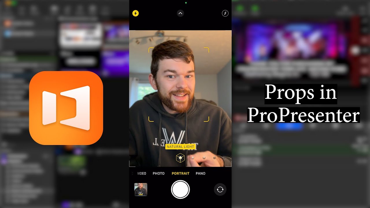 Отображайте таймер обратного отсчета и графику с помощью реквизитов в ProPresenter