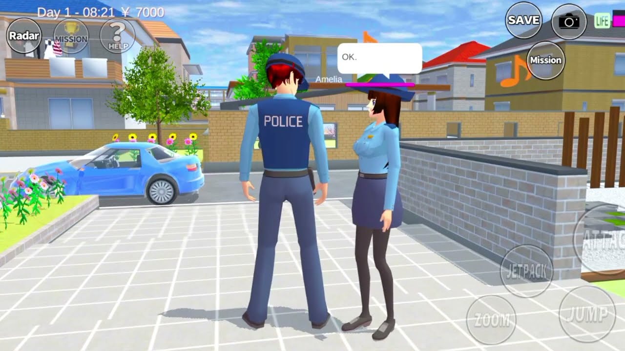 Aeroman Attacks Police in Office 🚨🦸‍♂️ | Sakura Simulator Gameplay