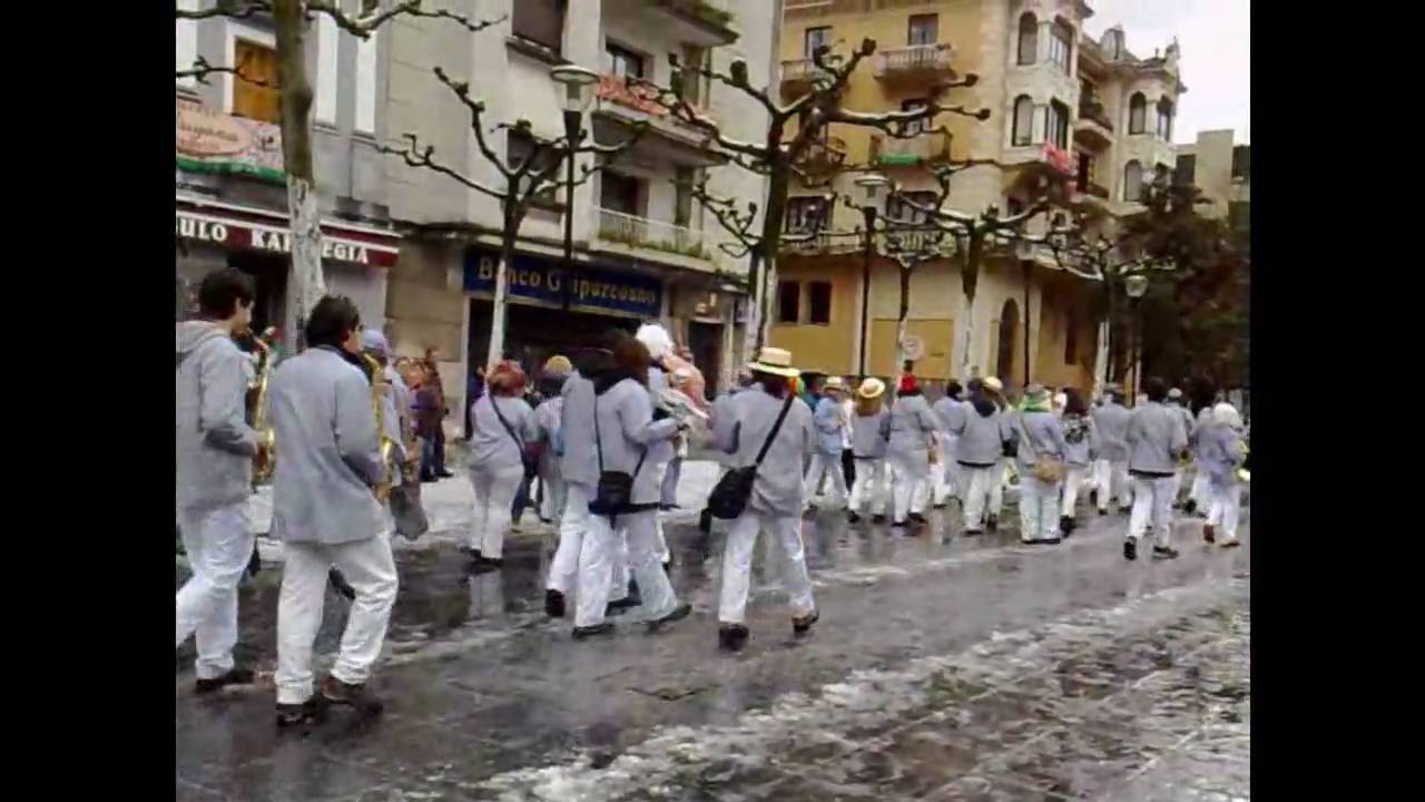 Comienzo de los carnavales de Tolosa 2010