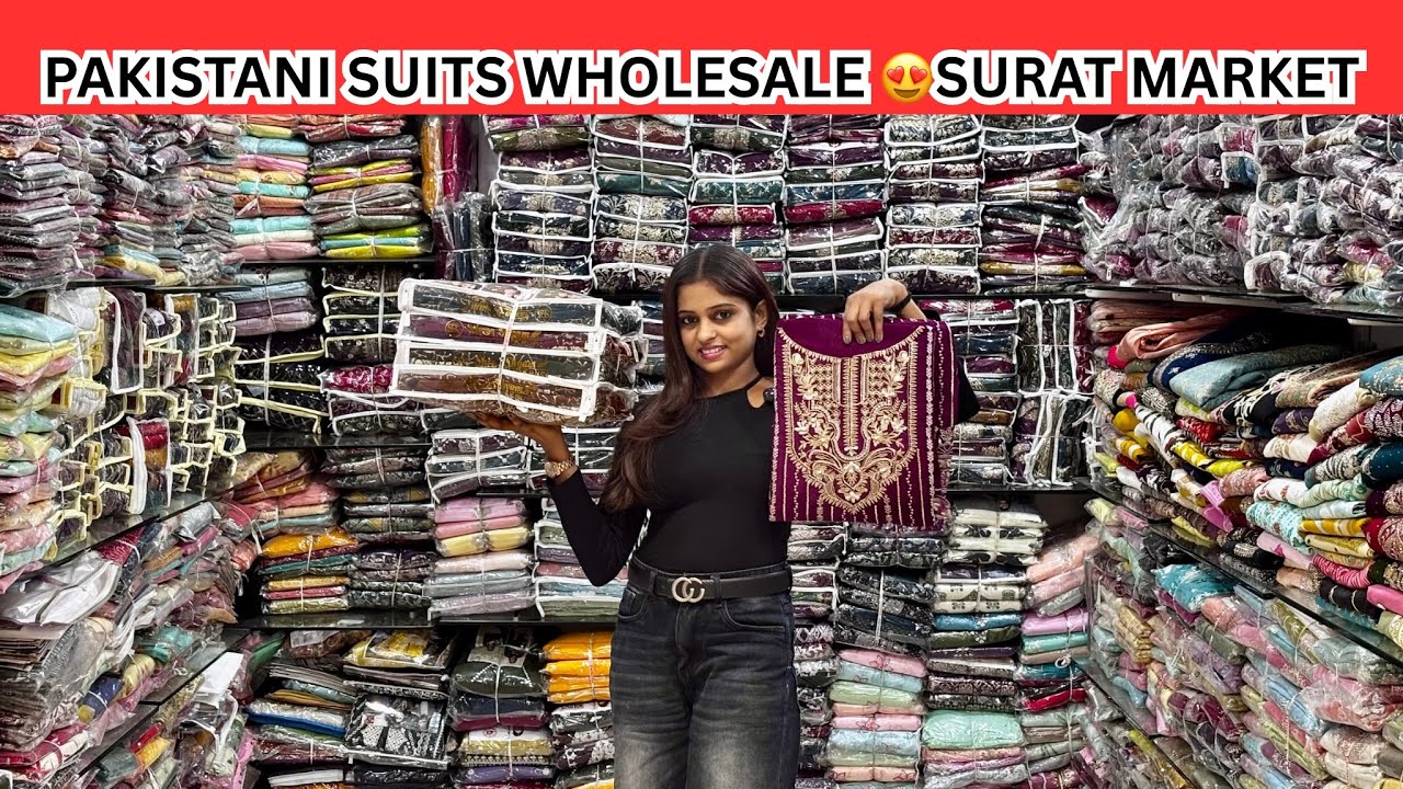 Ladies Suit Wholesale Market in surat, Fancy Party Wear Suit, Pakistani suits manufacturer.