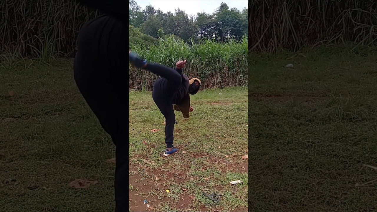 Fastest hook kick that knocks out enemy instantly shadow ninja training kicks #martialarts #shorts