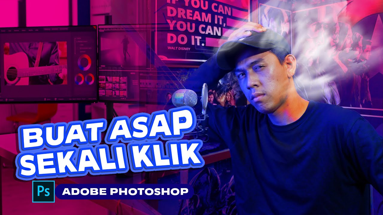 Mudahnya Buat Efek Asap / Smoke Effect di Photoshop