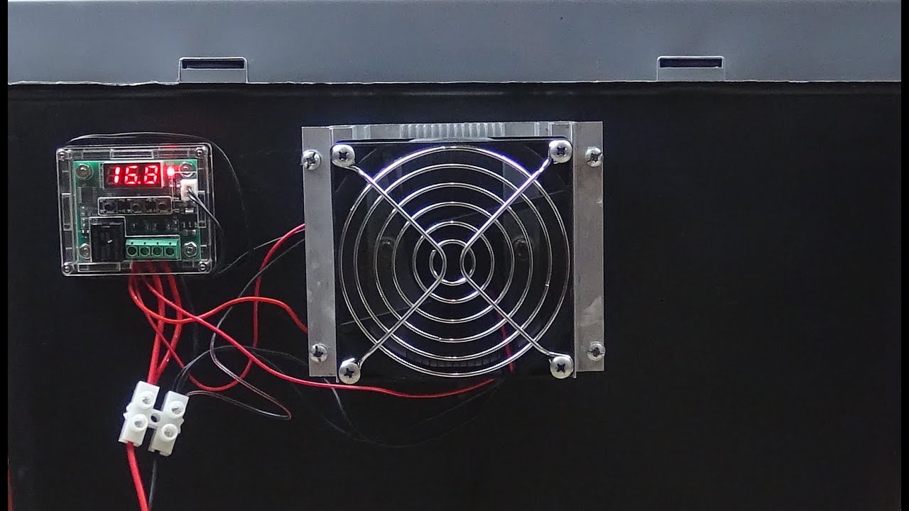 Soğutucu Denemesi Peltier  Ve W1209 Termostat İle -  Cooler Trial With Peltier And W1209 Thermostat