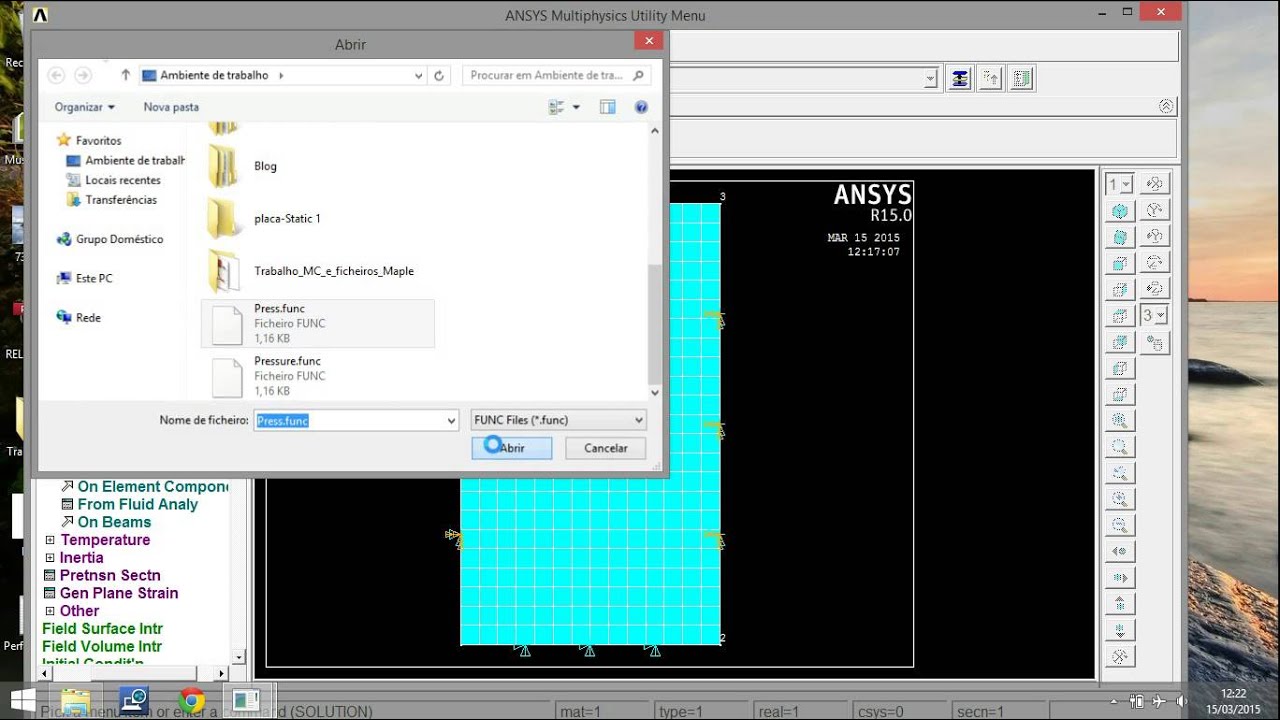 Tutorial Ansys APDL composite plate analysis (non unifourm pressure)