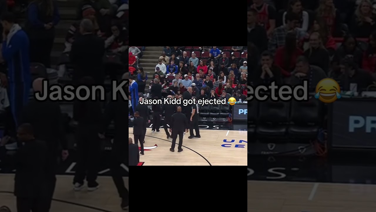 Jason Kidd got ejected #basketball #nba #bulls