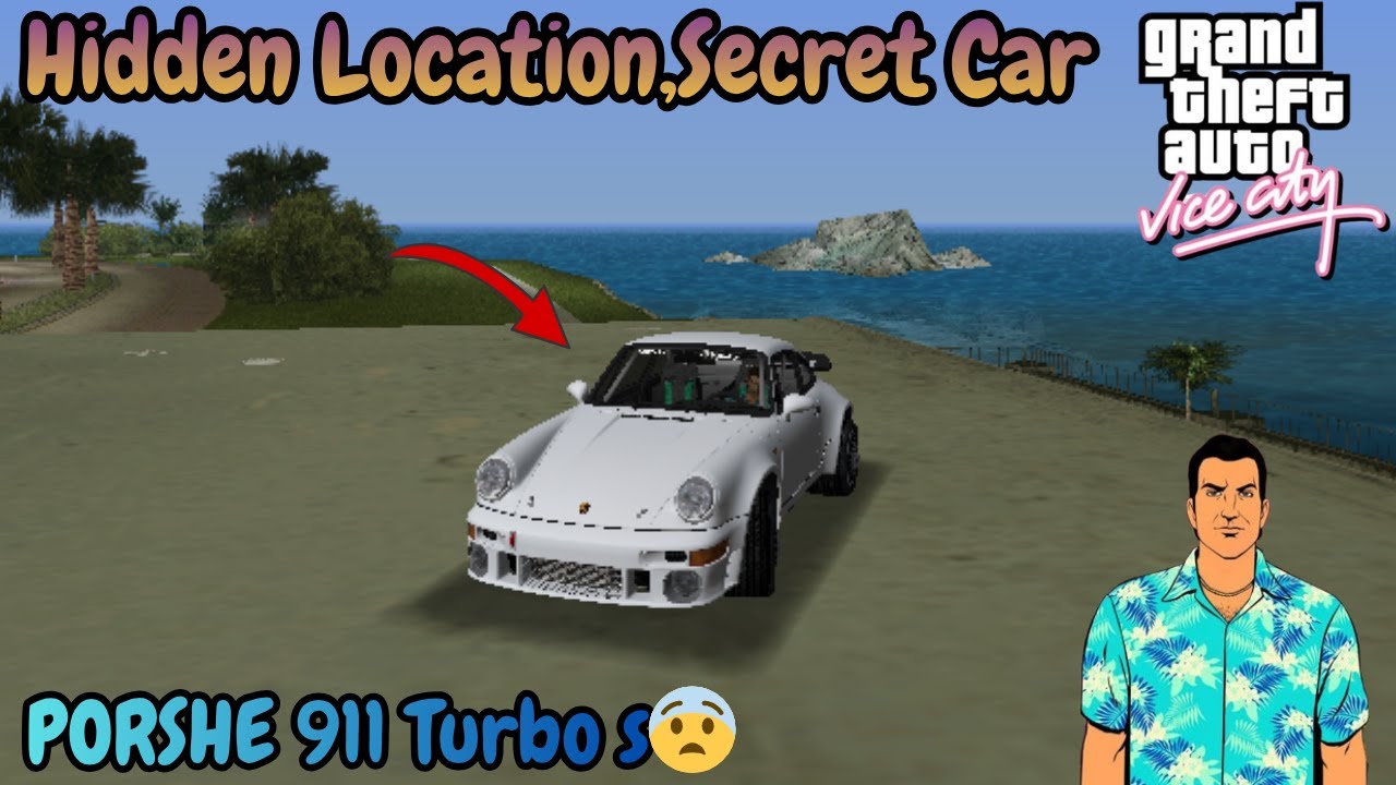 🚗 Hidden Porsche 911 Turbo  Location in GTA Vice City! | Secret Car Found 😱in Trash |Hidden Location