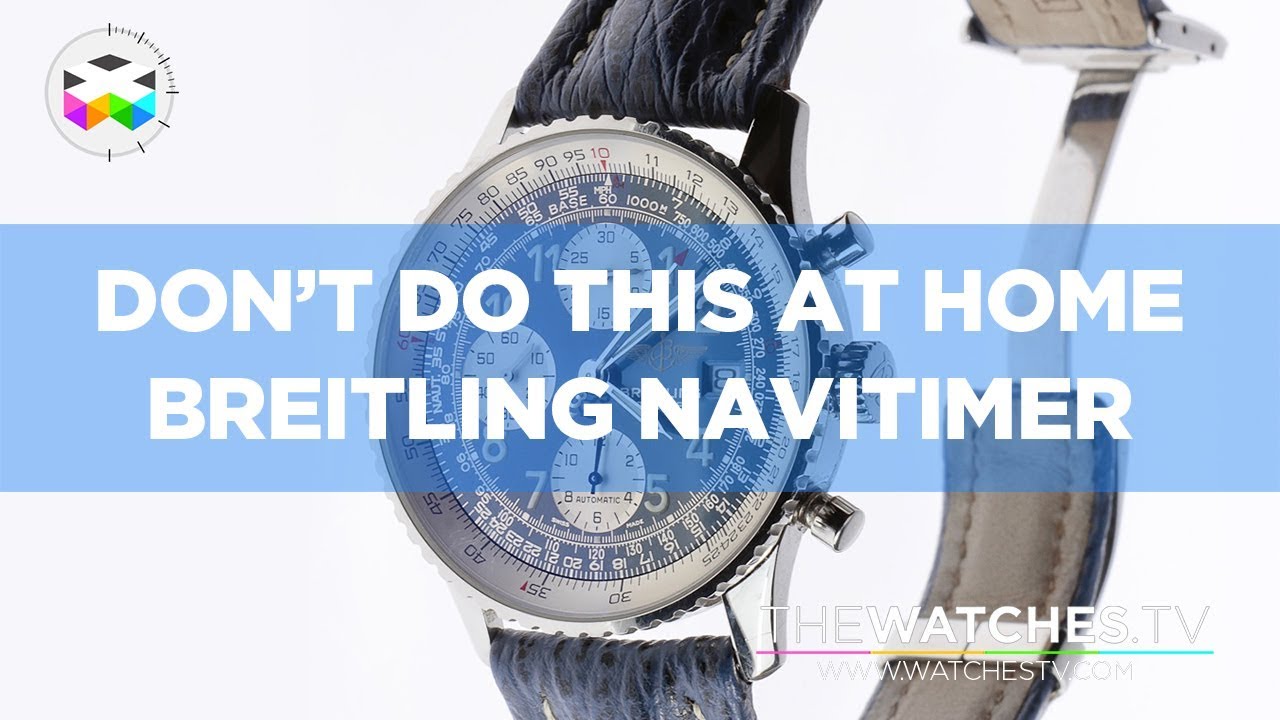 Don't Do This at Home: Breitling Navitimer & Valjoux 7750 caliber