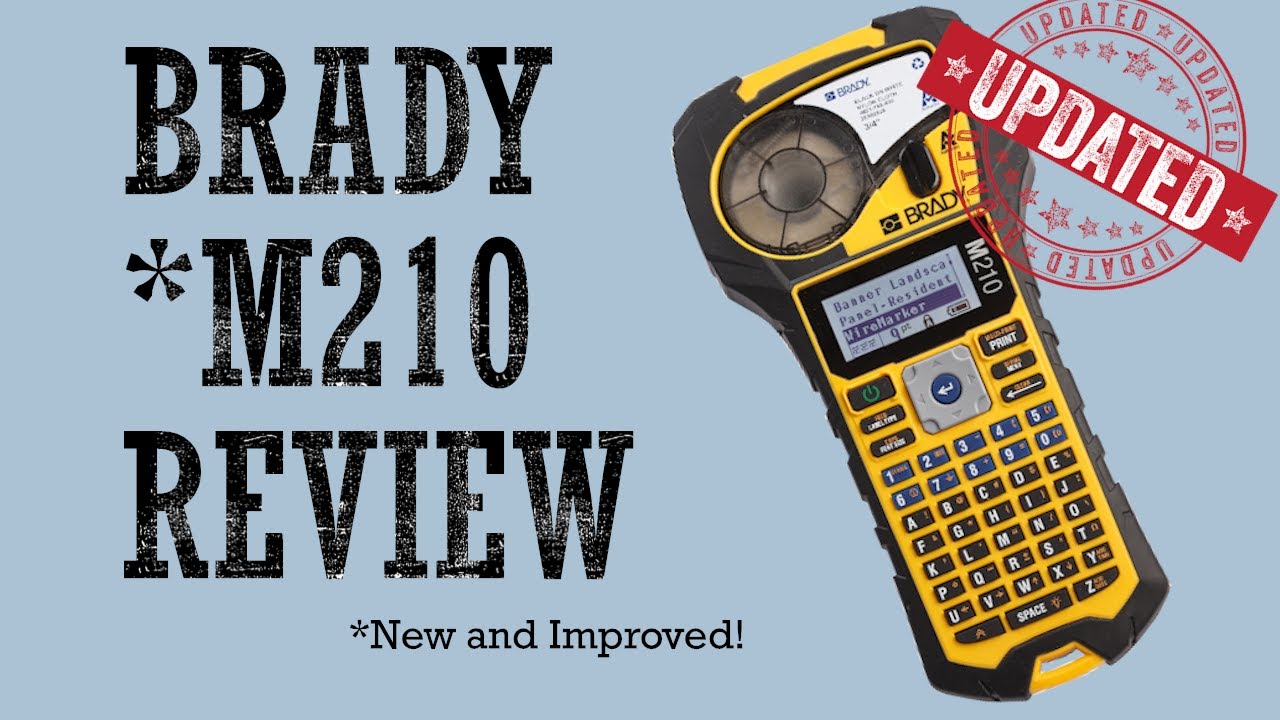 Обзор Brady M210
