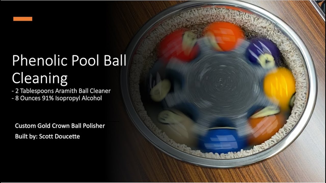 Aramith Ball Cleaner & Isopropyl Alcohol Demo