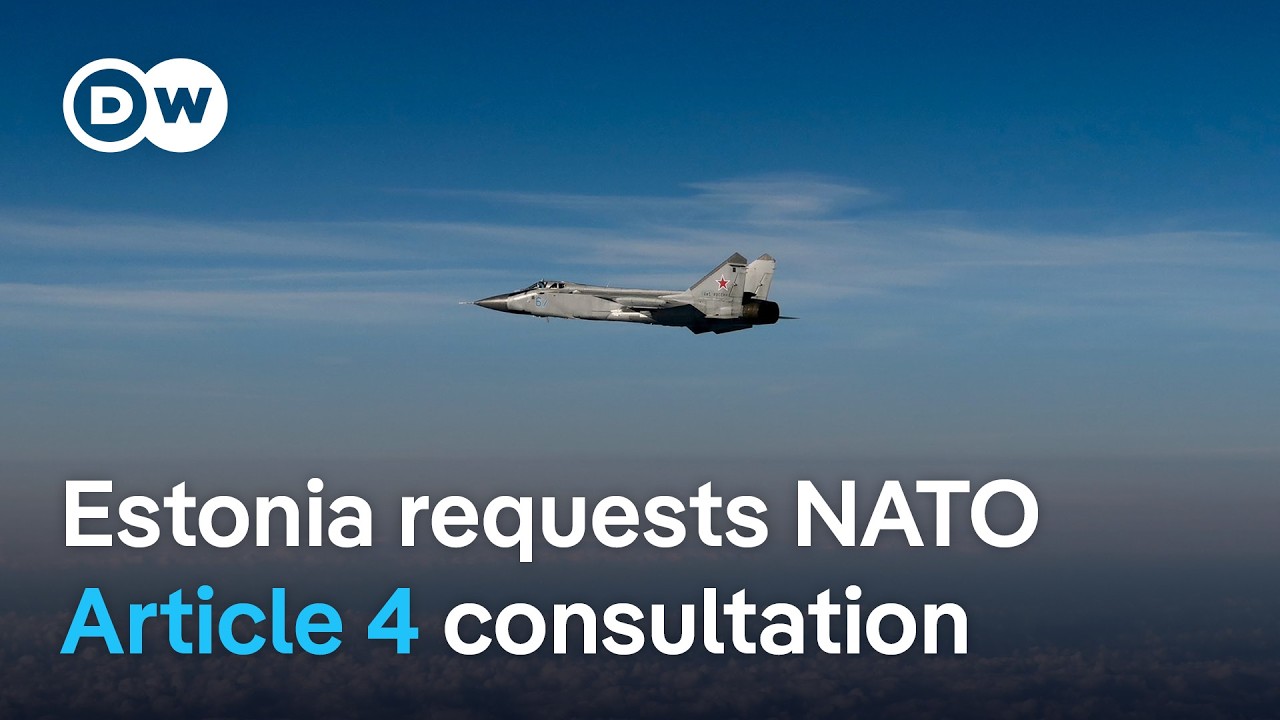 Was Russia testing NATO's response time in its recent incursion along Estonia's airspace? | DW News