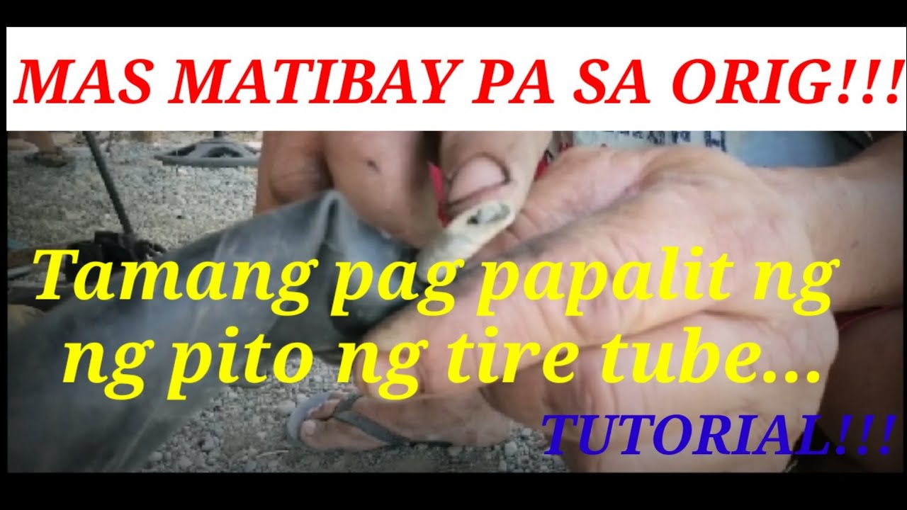 Tamang diskarte sa pag papalit ng sirang pito ng tire tube.