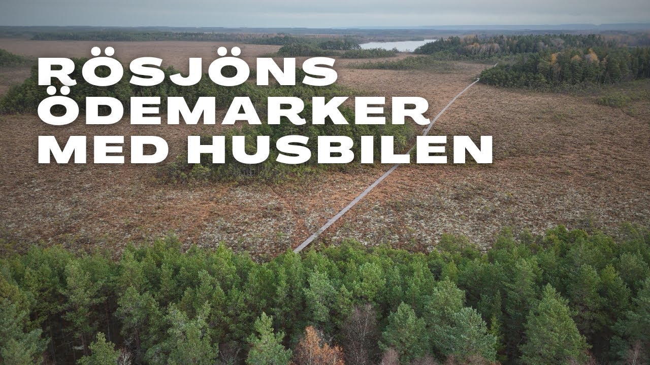 Vandring vid Rösjöns mossmark – Vi uppgraderar! Äntligen varmvatten i campervanen & isolerande golv!