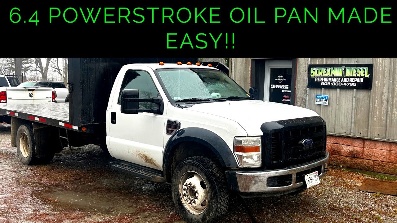 ВЫ НЕ ПОВЕРИТЕ, НАСКОЛЬКО ЭТО ПРОСТО....6.4 ЗАМЕНА МАСЛЯНОГО ПОДДОНА POWERSTROKE
