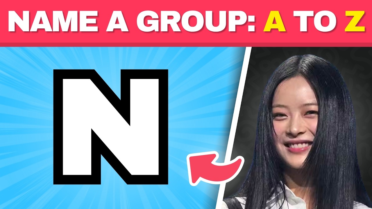 NAME A KPOP GROUP FROM A TO Z 🔤 | KPOP GAME 2026