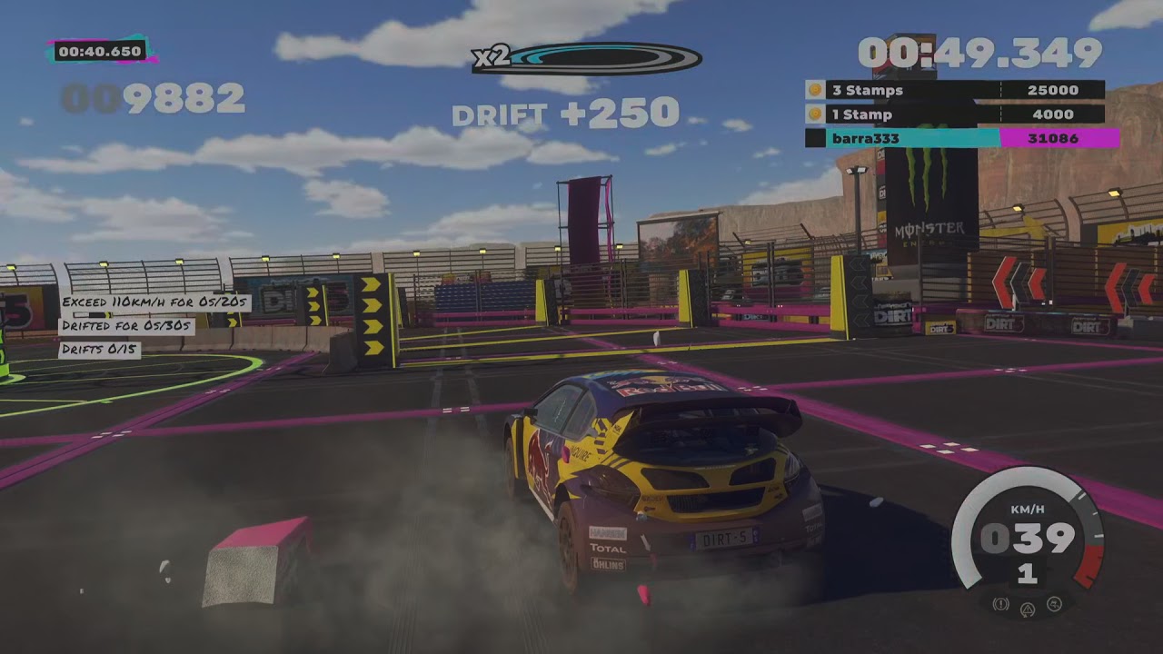 DIRT5 Stuntmasta trophy after patch 5.00