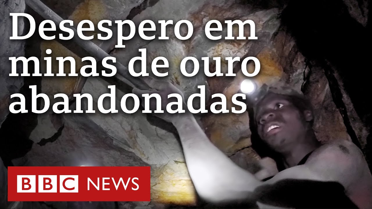 A perigosa busca por ouro em minas abandonadas da África do Sul