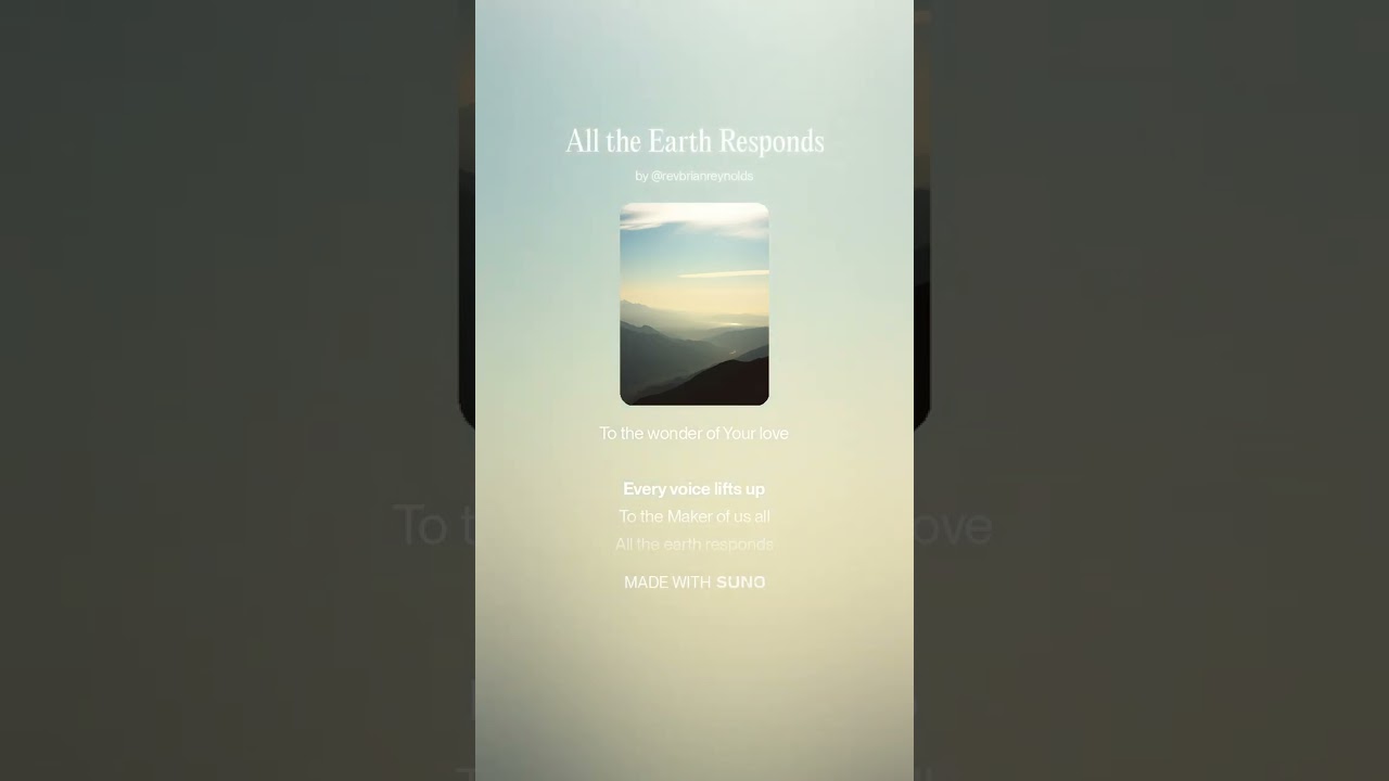 All the Earth Responds  (christian ai)