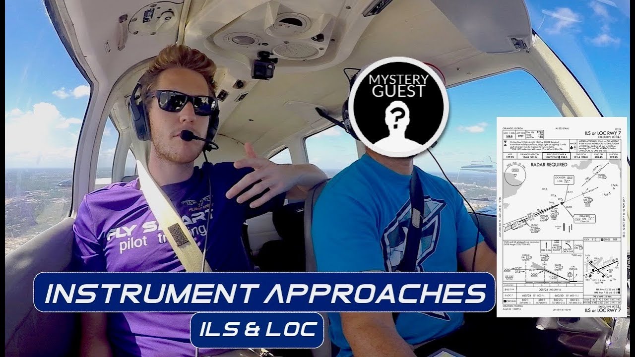 Заходы на посадку по ILS и LOC | Обучение пилотированию по приборам